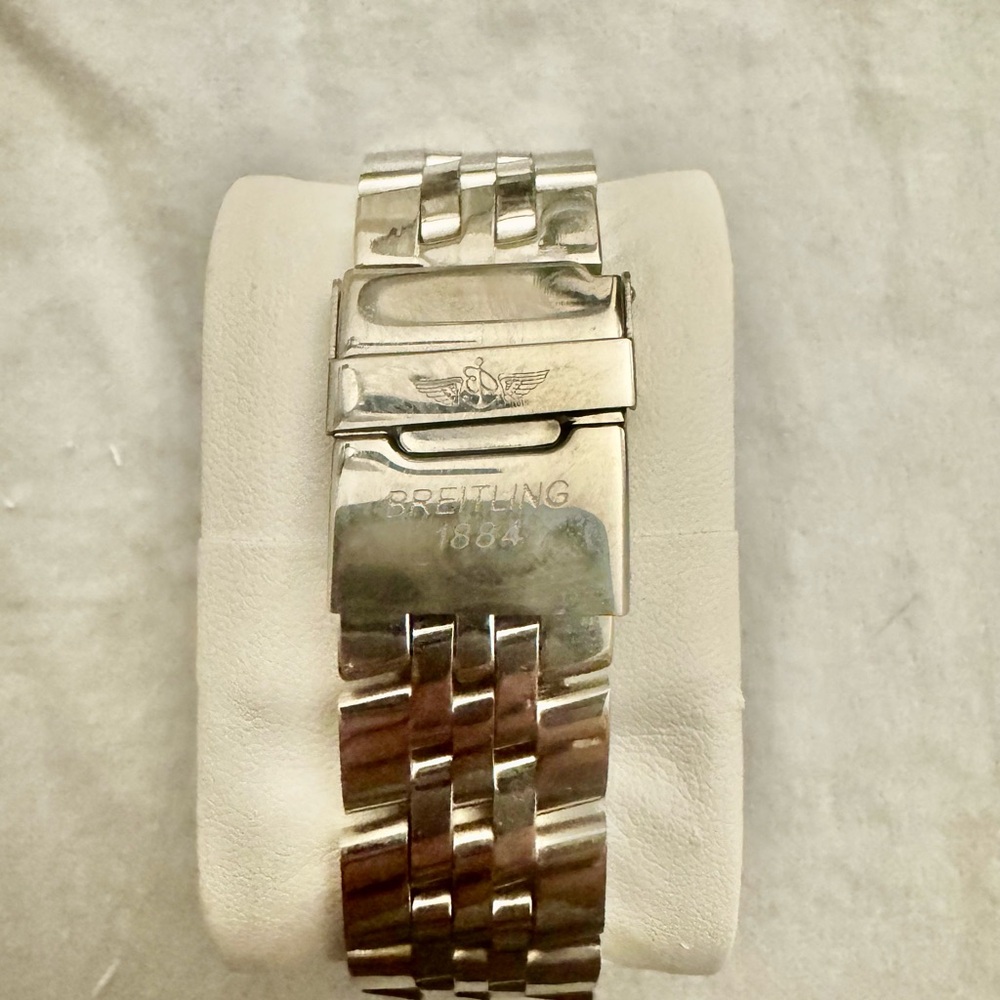 Breitling Silver Chrono-Matic Men's Watch - Picture 4 of 5